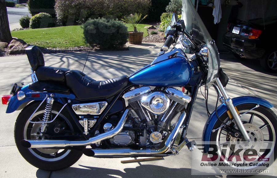 Big Eugene Kemper Jr fxrs 1340 low rider (reduced effect) picture and wallpaper from Bikez.com
